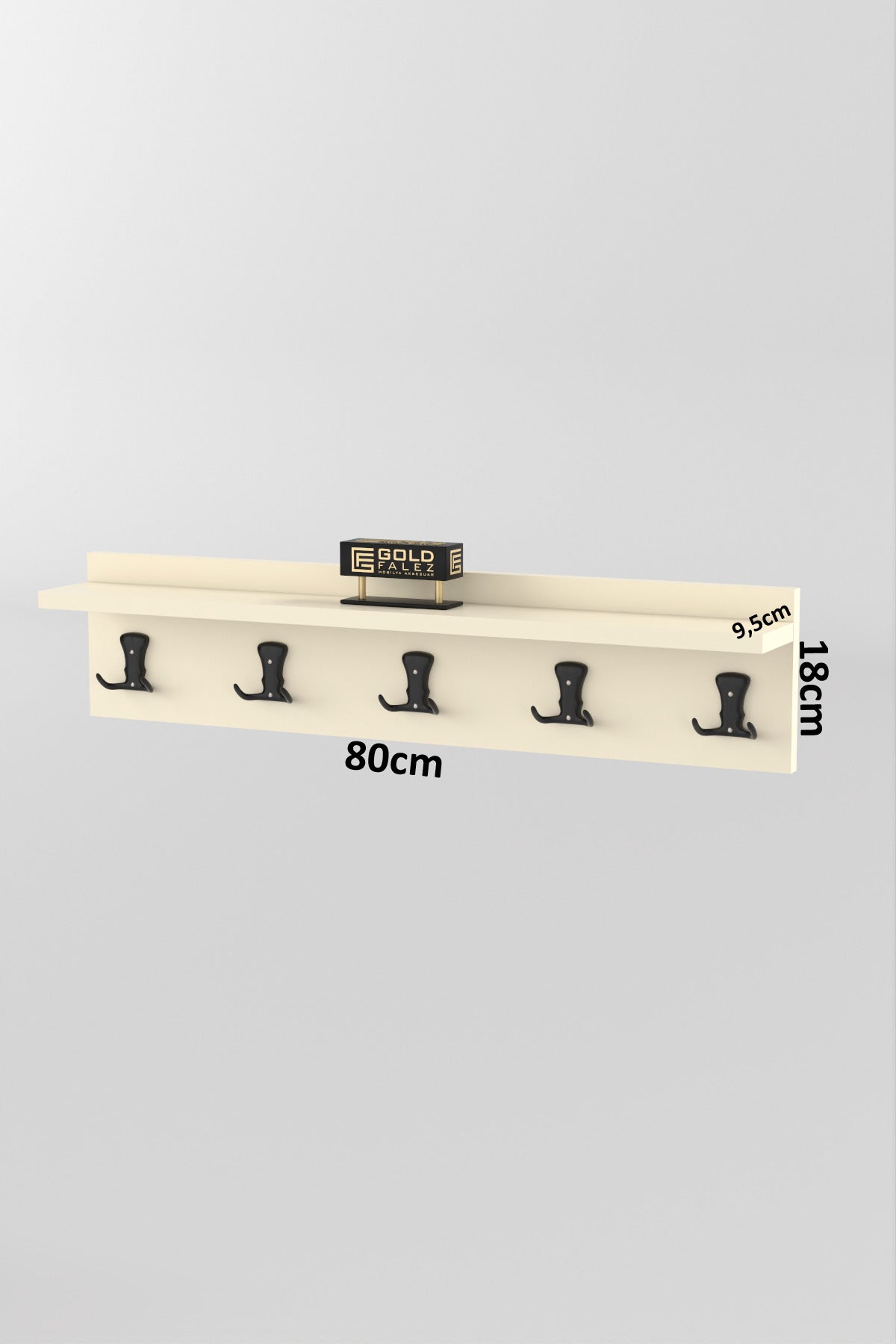 Askılık Duvar Elbise Askılığı Portmanto 80 Cm