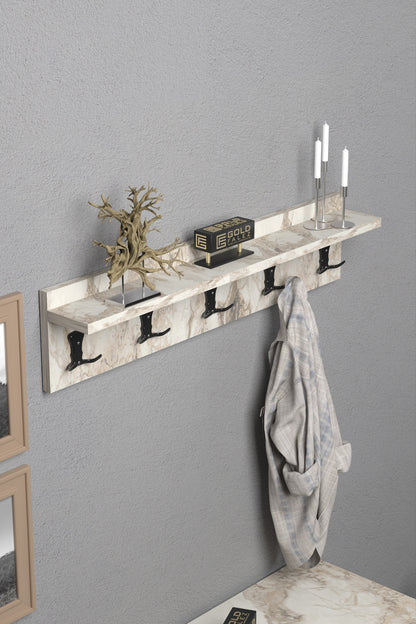 Askılık Duvar Elbise Askılığı Portmanto 80 Cm