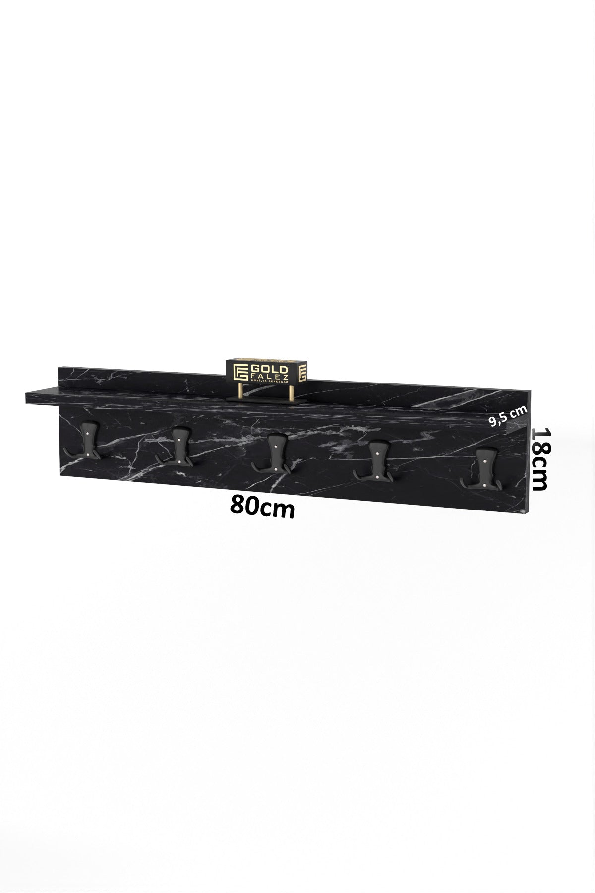 Askılık Duvar Elbise Askılığı Portmanto 80 Cm