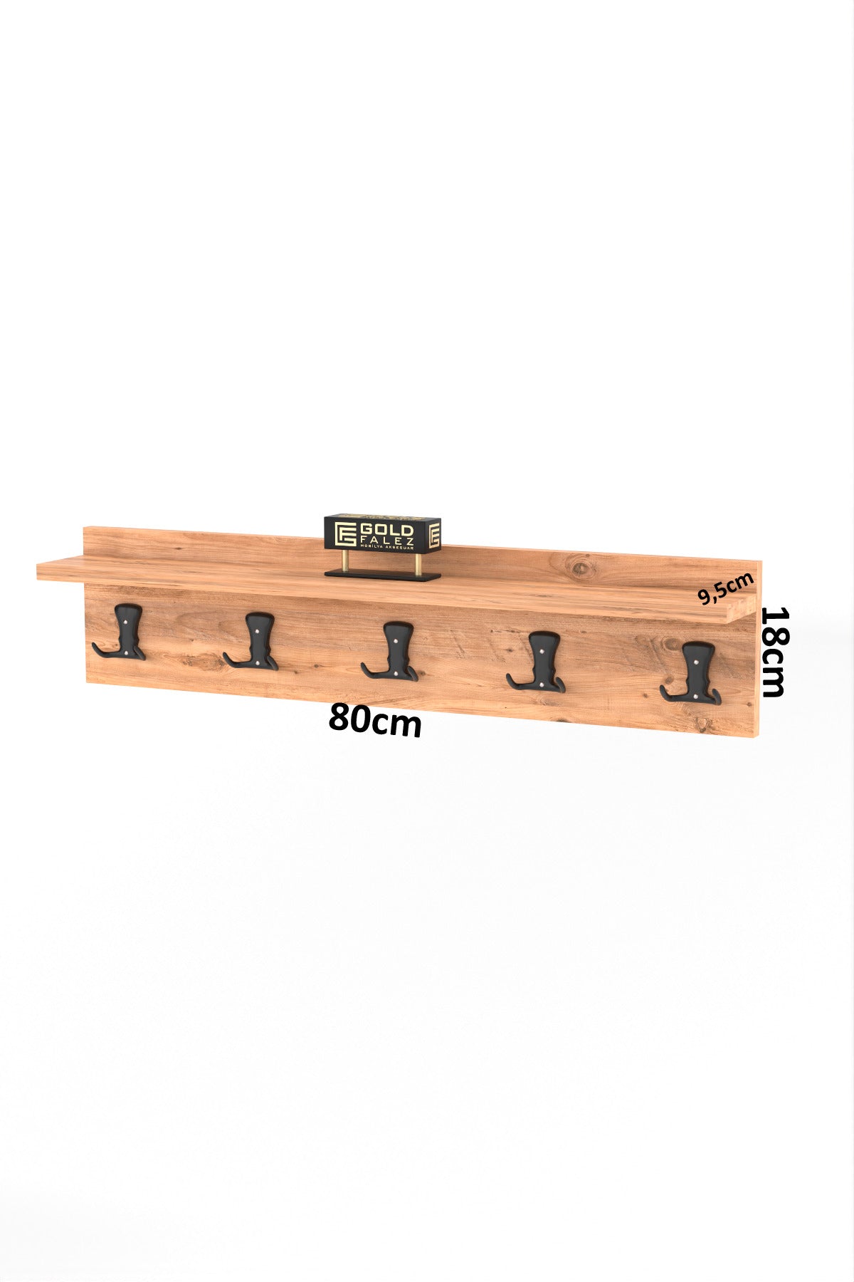 Askılık Duvar Elbise Askılığı Portmanto 80 Cm