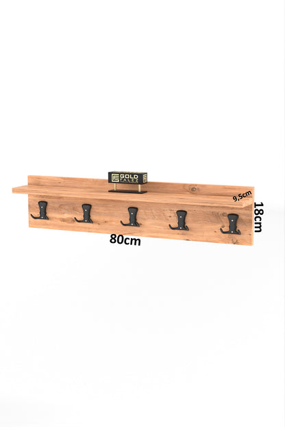 Askılık Duvar Elbise Askılığı Portmanto 80 Cm