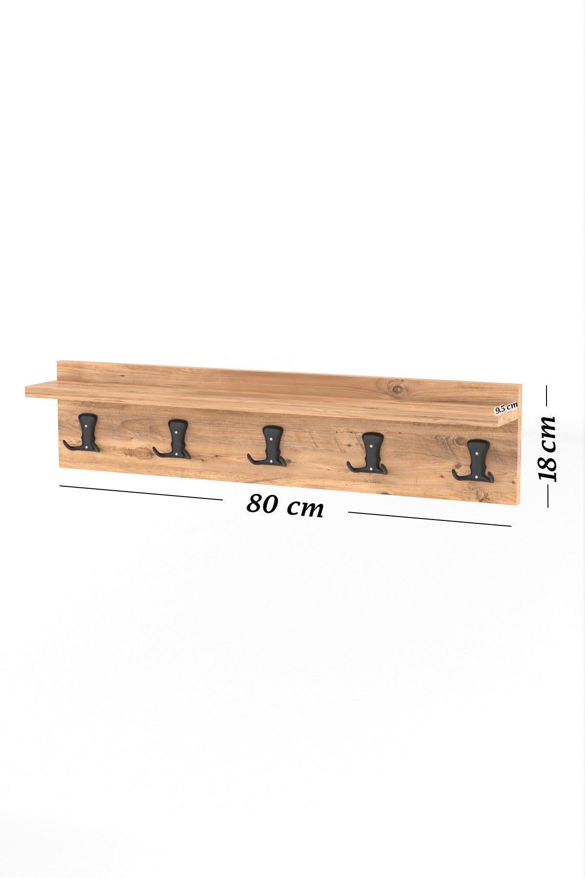 Askılık Duvar Elbise Askılığı Portmanto 80 Cm