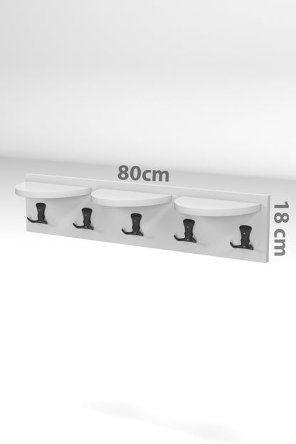 Askılık Duvar Elbise Askılığı Portmanto  80 Cm