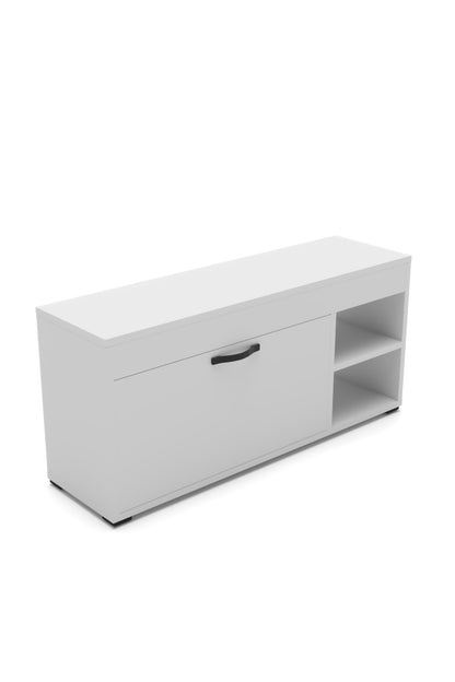 Ayakkabılık Çok Amaçlı Kapaklı Dolabı 90 cm Modern Ayakkabı Dolabı Raflı Organizer