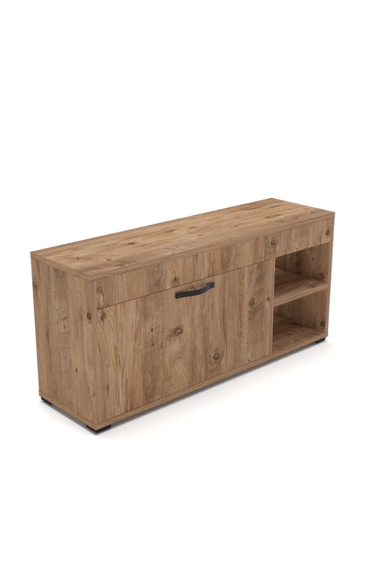 Ayakkabılık Çok Amaçlı Kapaklı Dolabı 90 cm Modern Ayakkabı Dolabı Raflı Organizer