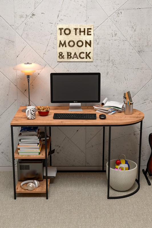Çalışma Masası 125 cm Bilgisayar Masası Çok Amaçlı Makyaj Masası Ofis Masası Yemek Masası