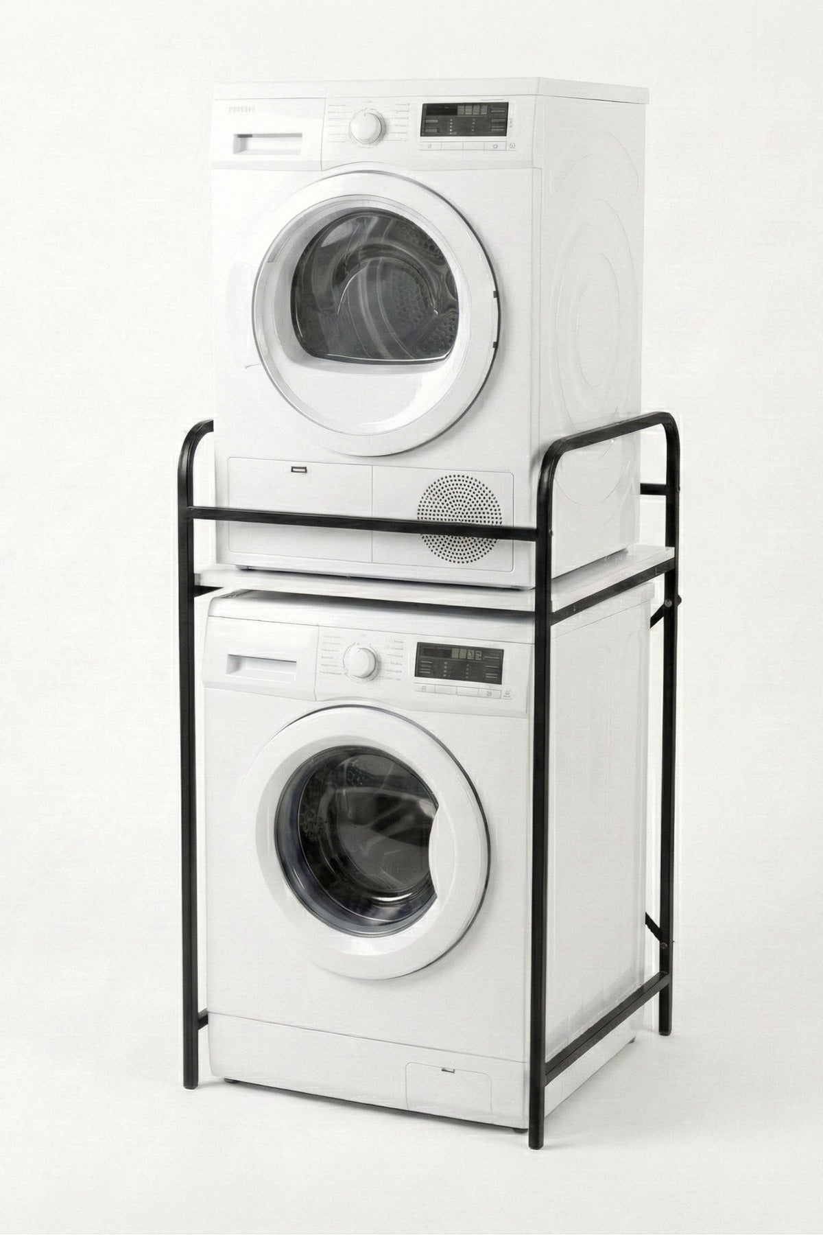 Çamaşır Makinesi Dolabı Raf Metal Düzenleyici Organizer 2 Katlı Banyo Rafı Çok Amaçlı Dolap