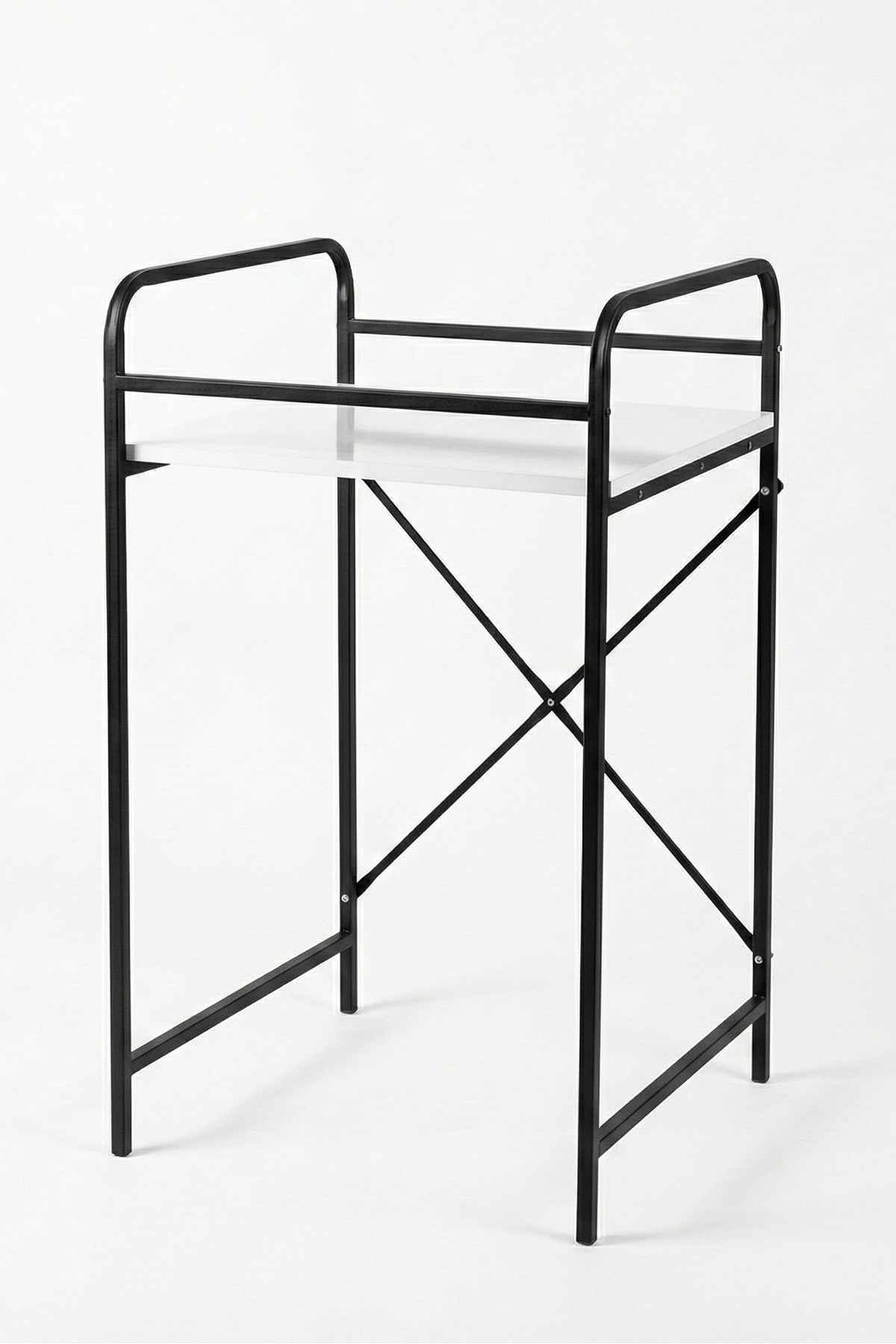Çamaşır Makinesi Dolabı Raf Metal Düzenleyici Organizer 2 Katlı Banyo Rafı Çok Amaçlı Dolap