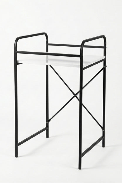 Çamaşır Makinesi Dolabı Raf Metal Düzenleyici Organizer 2 Katlı Banyo Rafı Çok Amaçlı Dolap