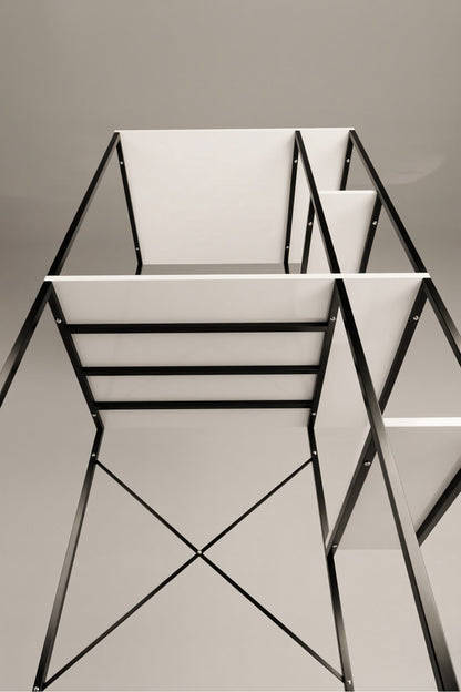 Çamaşır Makinesi Dolabı Yan Raflı Dolap Metal Banyo Organizer Çok Katlı Düzenleyici Siyah