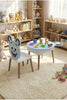Çocuk Masası & Çocuk Sandalyesi Happy Face Sevimli Figürlü Set