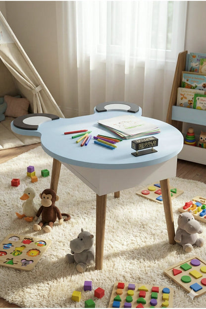 Çocuk Masası Happy Face 50×60×48 cm – Oyun, Boyama ve Etkinlik Masası