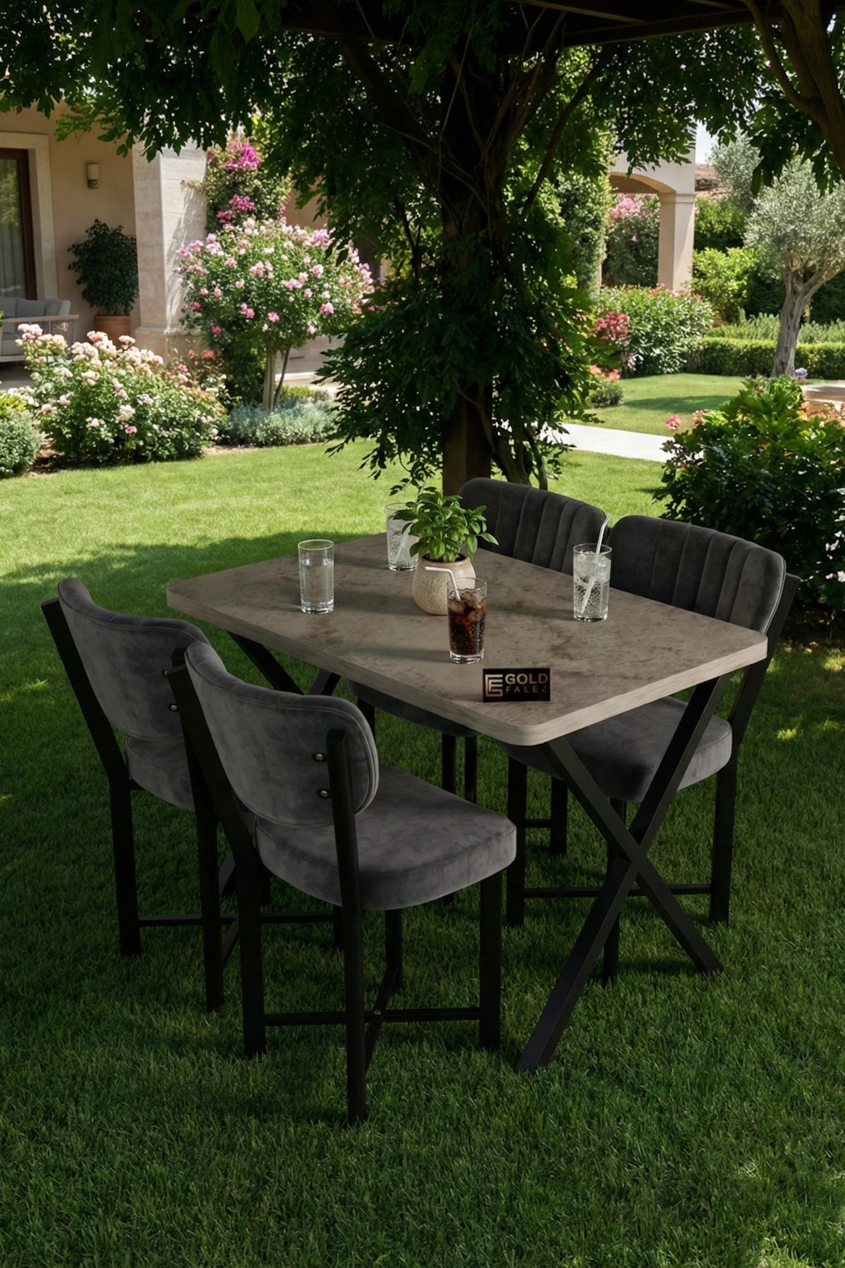 Mutfak Masası 110x70 cm Modern Ahşap Görünümlü Yemek Masası Ofis Bahçe Balkon Cafe Masa