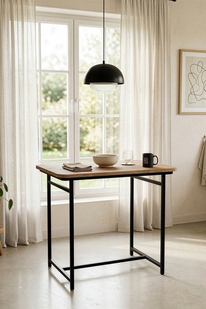 Mutfak Masası Modern 2 Kişilik Yemek Masası Şık Dayanıklı Balkon Cafe Bahçe Masa Minör