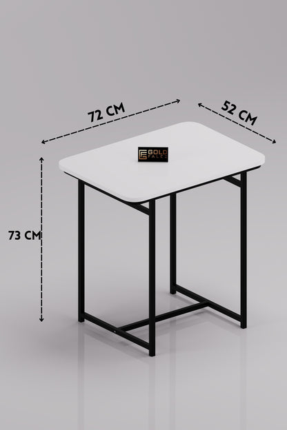 Mutfak Masası Modern 2 Kişilik Yemek Masası Şık Dayanıklı Balkon Cafe Bahçe Masa Minör