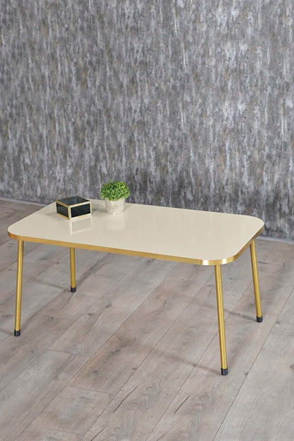 Orta Sehpa Gold Metal Ayak
