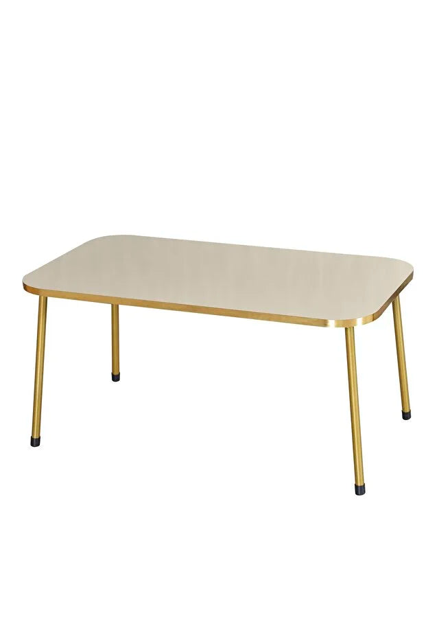 Orta Sehpa Gold Metal Ayak