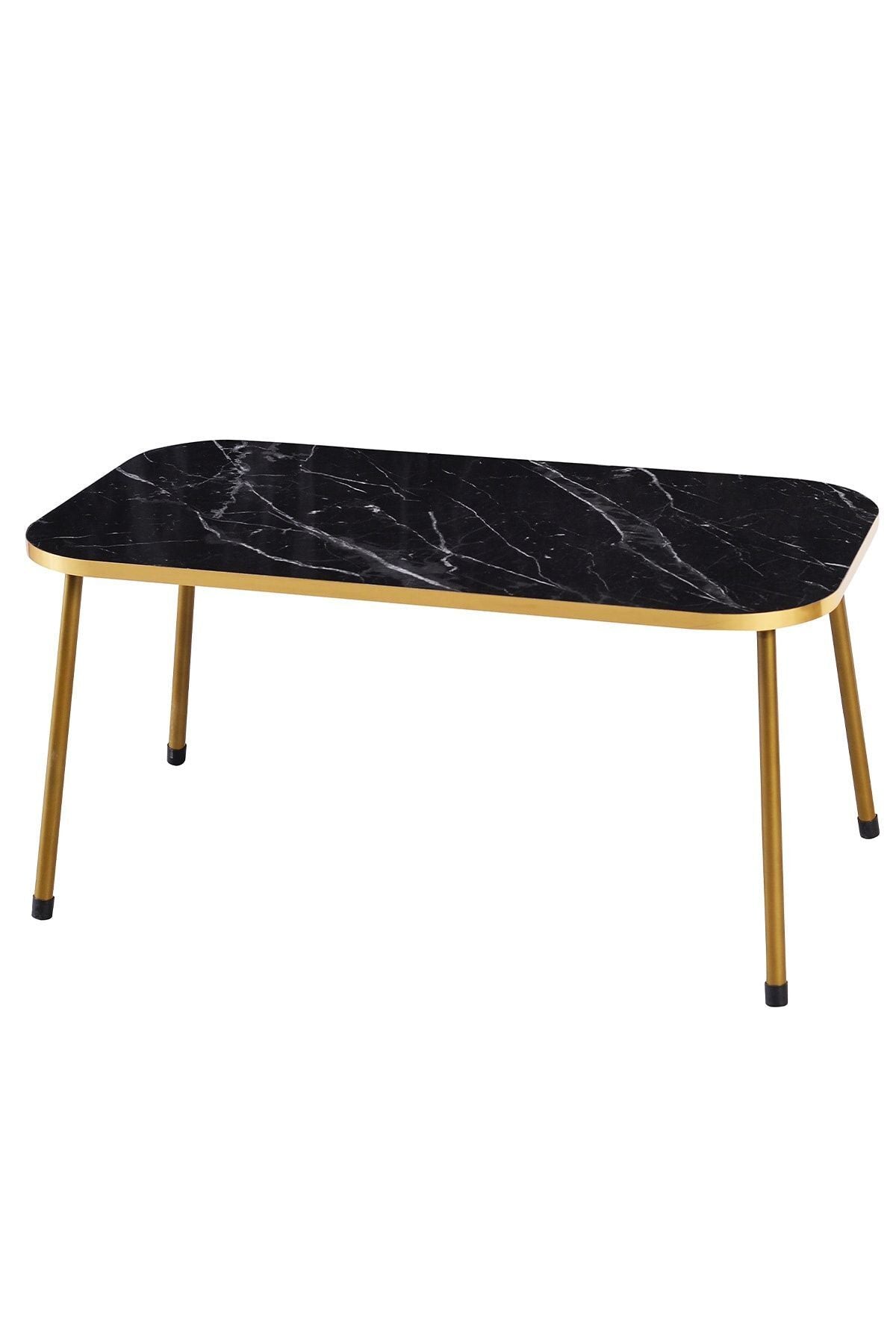 Orta Sehpa Gold Metal Ayak