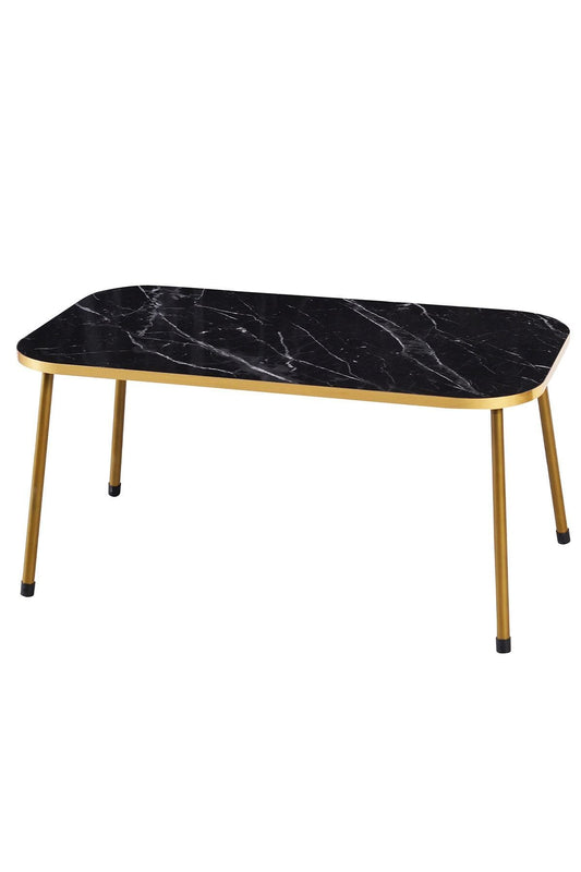 Orta Sehpa Gold Metal Ayak