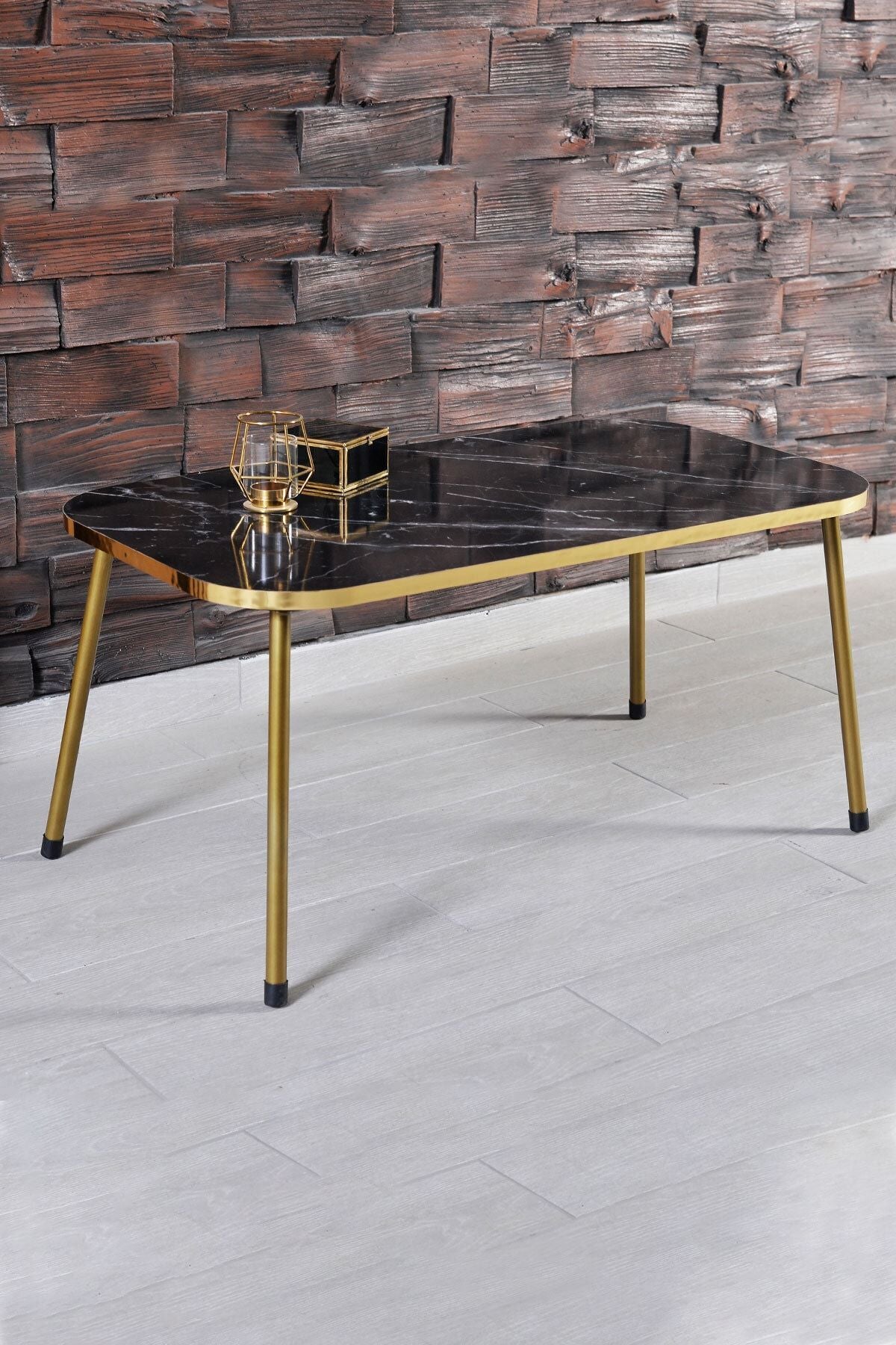 Orta Sehpa Gold Metal Ayak