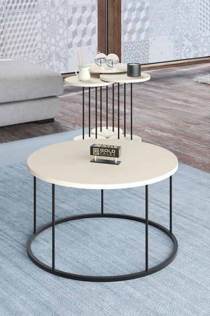 Orta Sehpa Ve Zigon Sehpa Terra 4 Lü Set