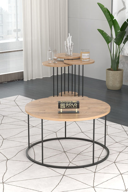 Orta Sehpa Ve Zigon Sehpa Terra 4 Lü Set