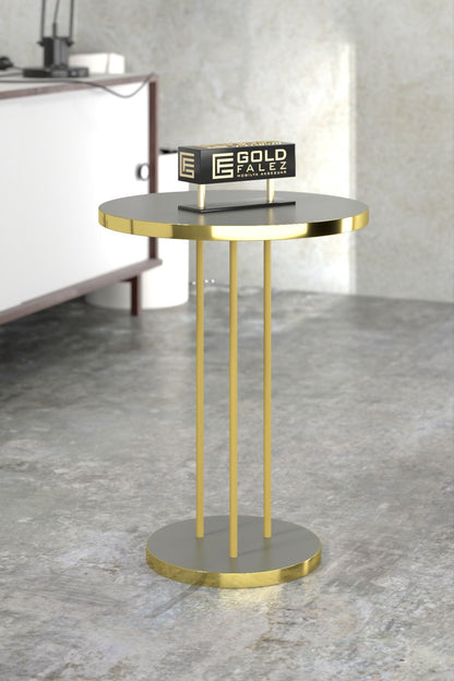 Orta Sehpa Ve Zigon Sehpa Terra Set Gold