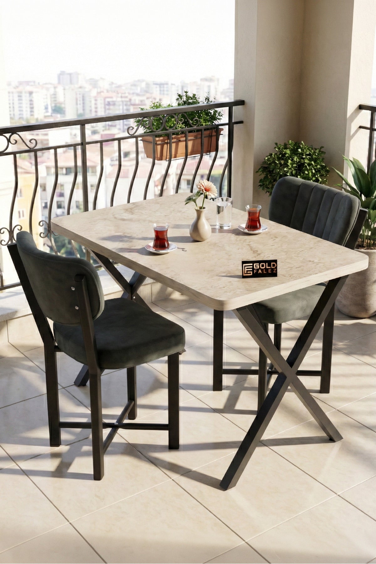 Sandalye 1 Adet Baby Face Kumaş Metal Modern Mutfak Sandalyesi Cafe Balkon Ofis Elma
