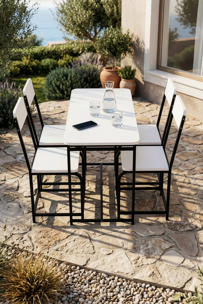 Sandalye Modern Mutfak Yemek Sandalyesi Şık Cafe Balkon Bahçe Tekli Sandalye Minör