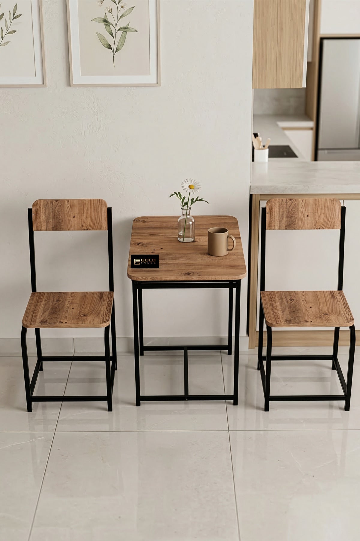 Sandalye Modern Mutfak Yemek Sandalyesi Şık Cafe Balkon Bahçe Tekli Sandalye Minör