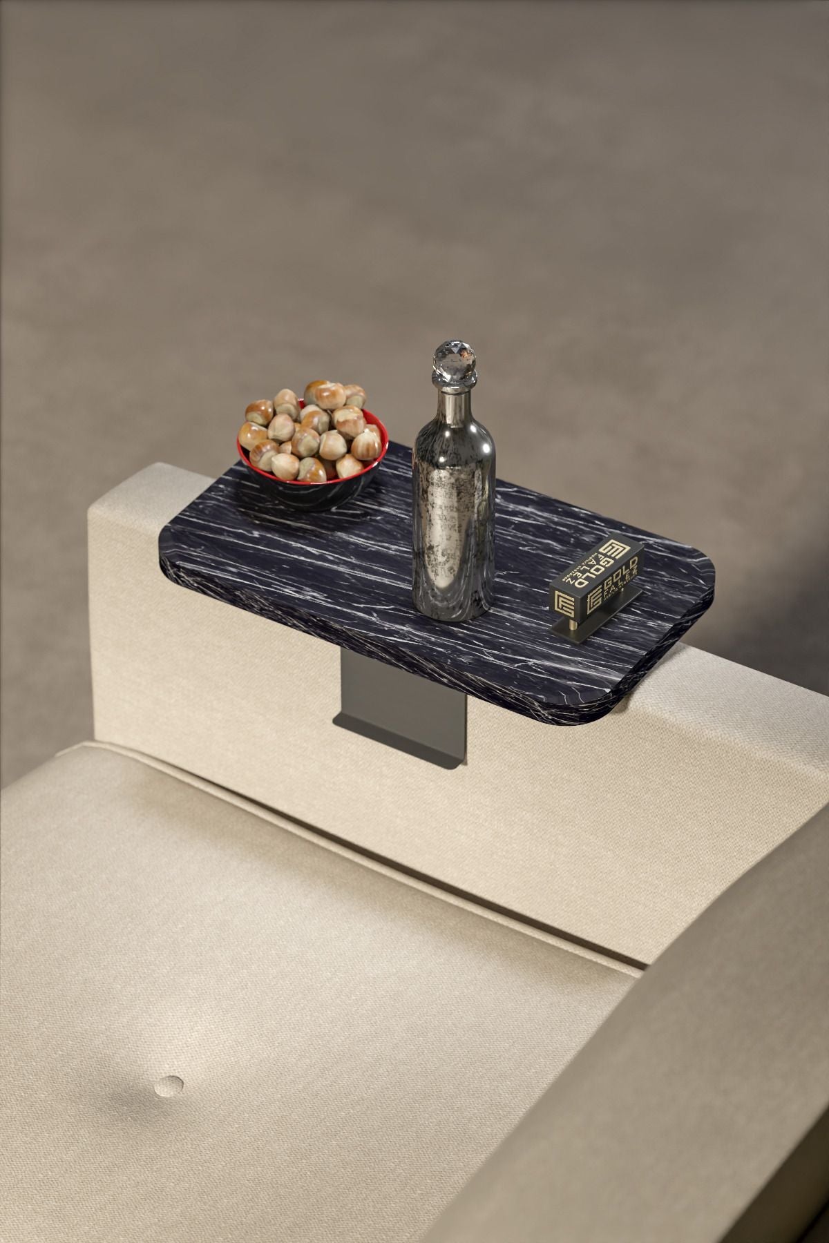 Yan Sehpa Ayarlanabilir Tepsi Dikdörtgen Dekoratif Modern Yatay Dikey Koltuk Sehpası