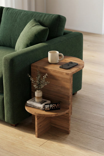 Yan Sehpa Çok Amaçlı Modern Tasarım Raflı Salon Koltuk Kenarı Sehpası Setro
