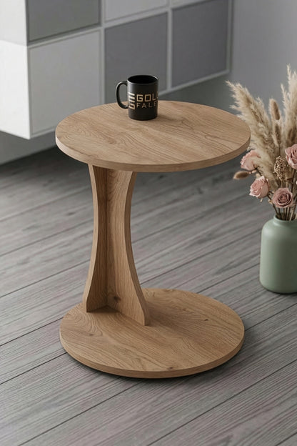 Yan Sehpa Modern C Sehpa Minimal Tasarım Yuvarlak Orta Sehpa Salon Koltuk Yanı