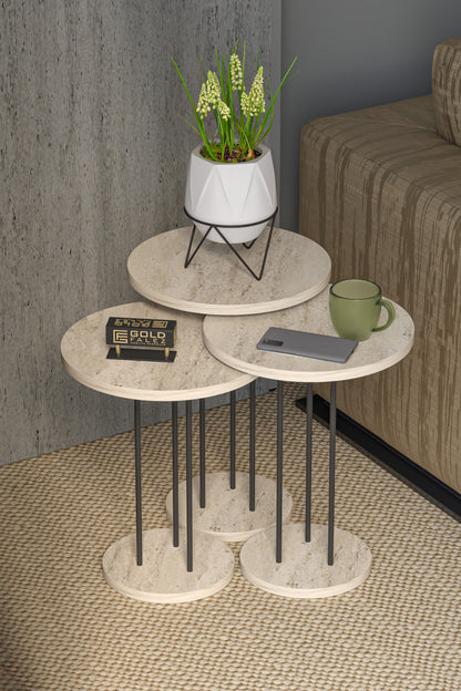 Zigon Sehpa Terra 3 Lü Set