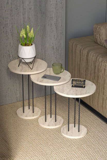 Zigon Sehpa Terra 3 Lü Set