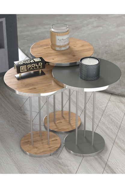 Zigon Sehpa Terra 3 Lü Set