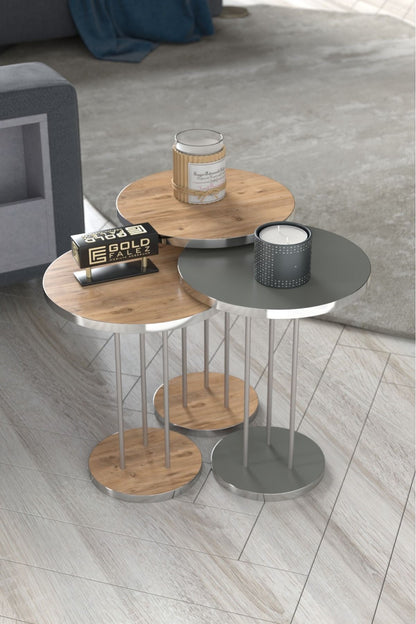 Zigon Sehpa Terra 3 Lü Set