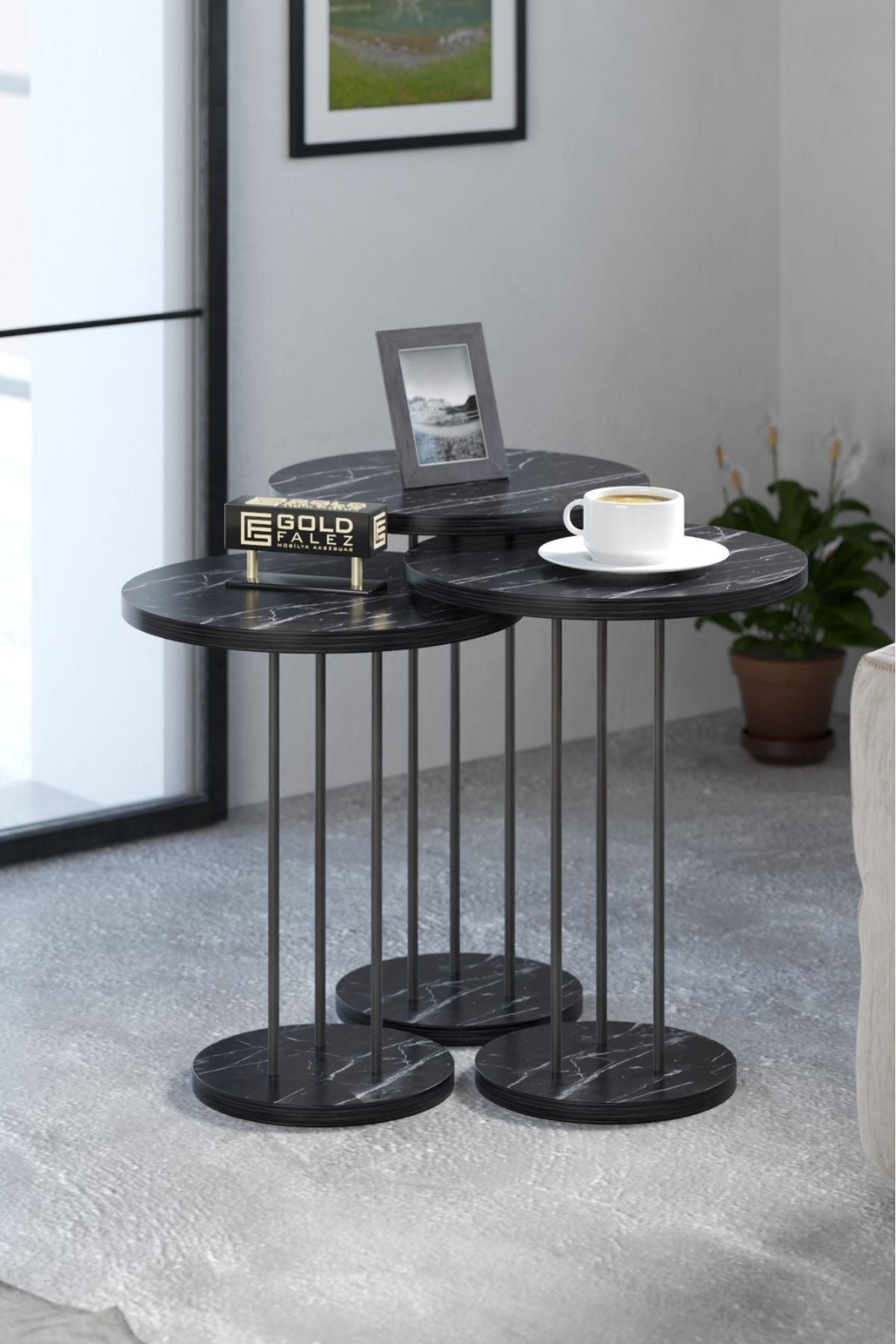 Zigon Sehpa Terra 3 Lü Set