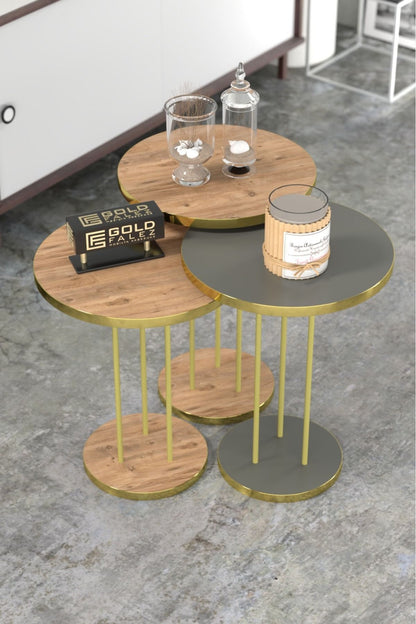 Zigon Sehpa Terra 3 Lü Set