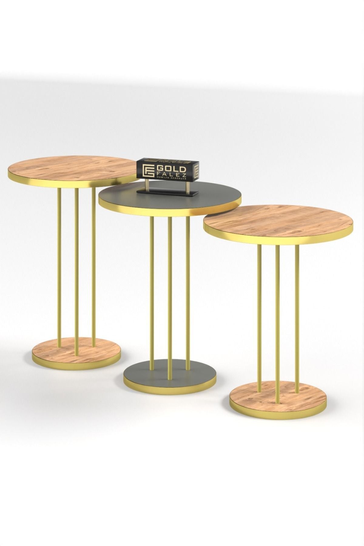 Zigon Sehpa Terra 3 Lü Set