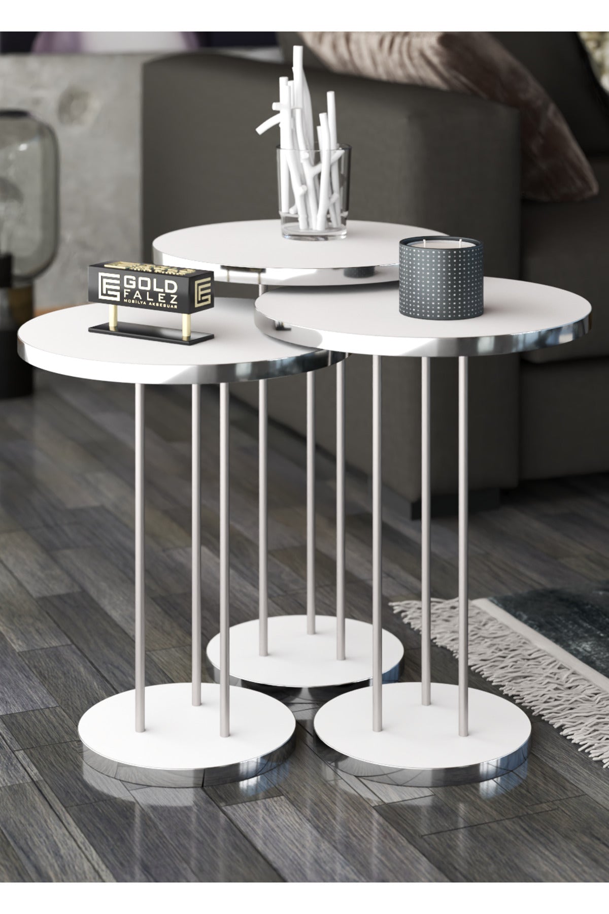 Zigon Sehpa Terra 3 Lü Set