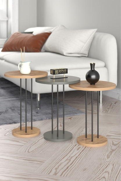 Zigon Sehpa Terra 3 Lü Set
