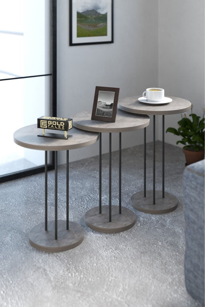 Zigon Sehpa Terra 3 Lü Set