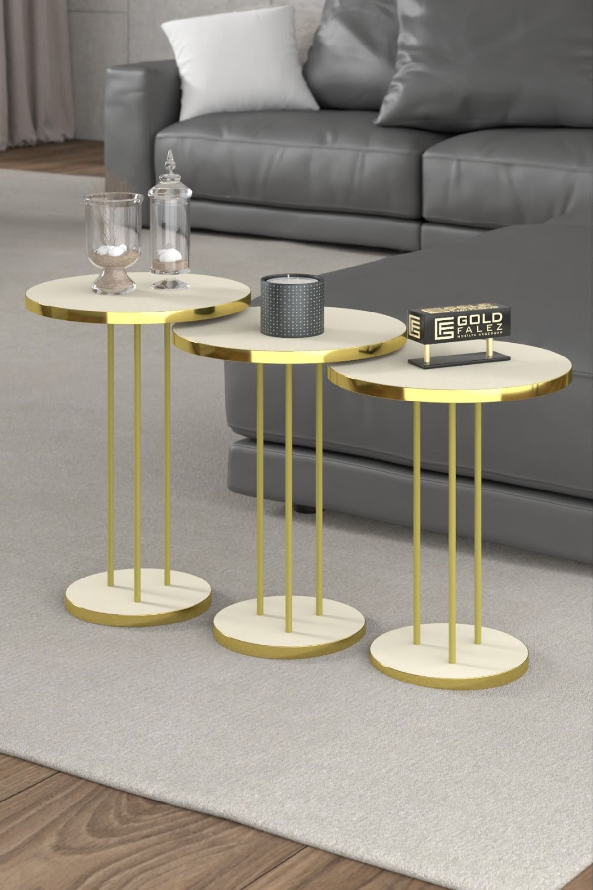 Zigon Sehpa Terra 3 Lü Set