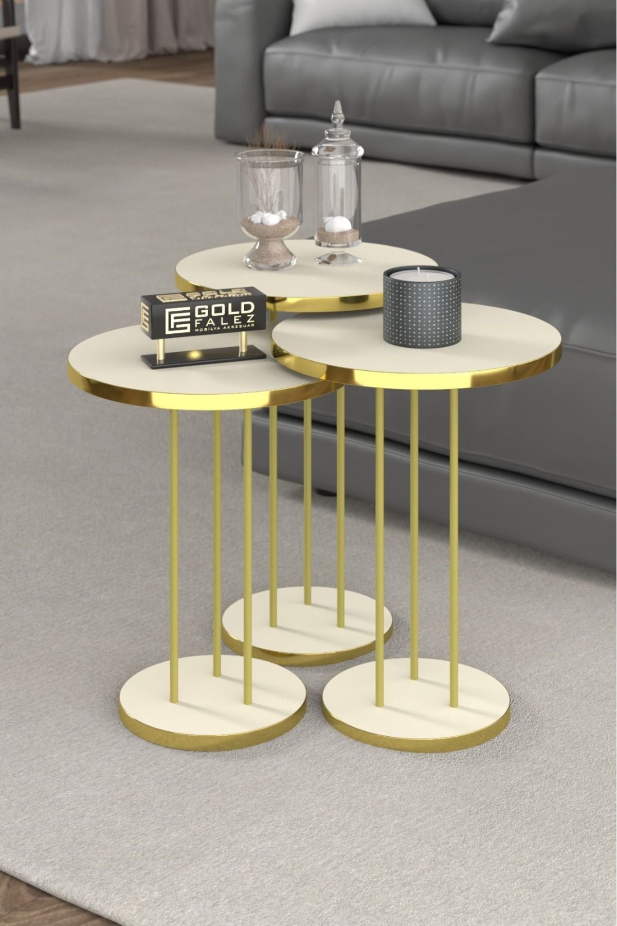 Zigon Sehpa Terra 3 Lü Set