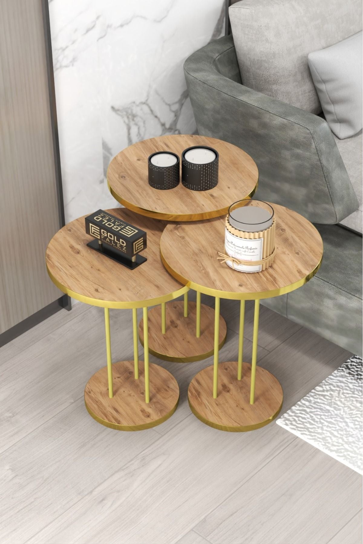 Zigon Sehpa Terra 3 Lü Set