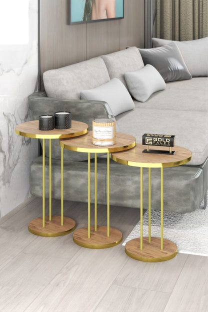 Zigon Sehpa Terra 3 Lü Set
