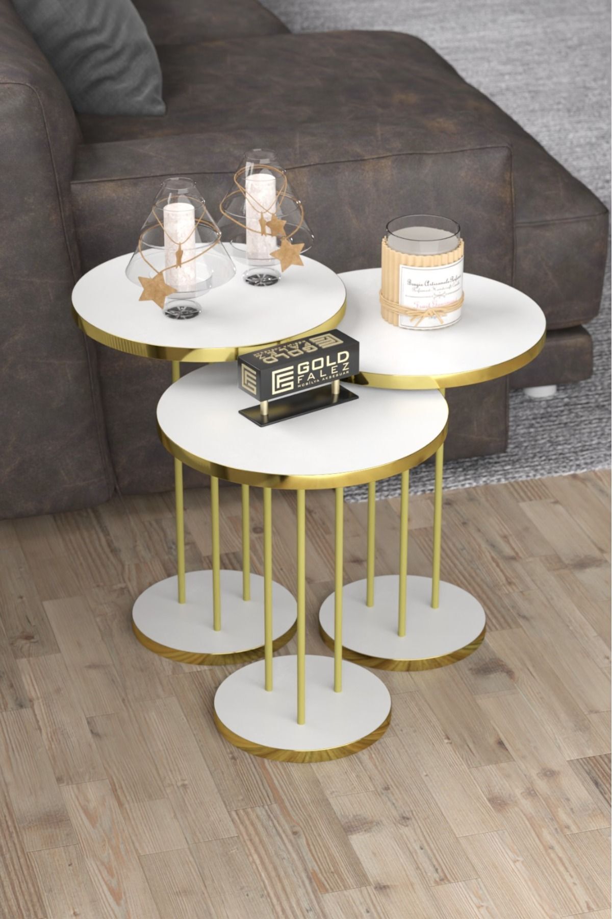 Zigon Sehpa Terra 3 Lü Set