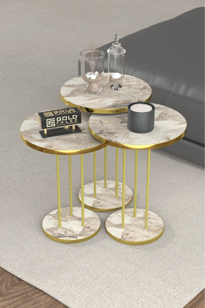 Zigon Sehpa Terra 3 Lü Set