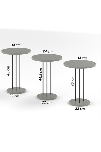 Zigon Sehpa Terra 3 Lü Set